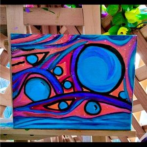 Original art on canvas with acrylic paint